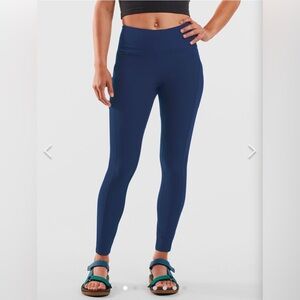 Title Nine midnight blue Sylvan hybrid hiking tights. NWT.